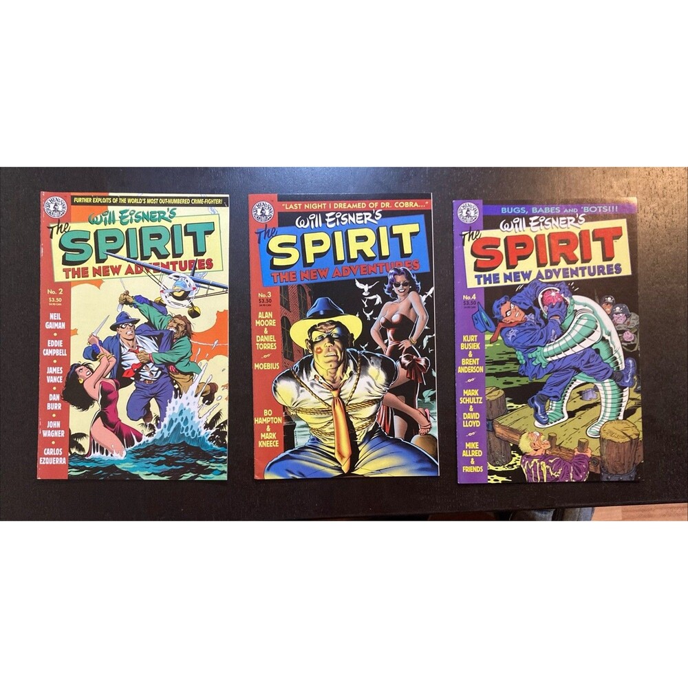 The Spirit: The New Adventures: No. 2-4. (Kitchen Sink Comix, 1997-8)